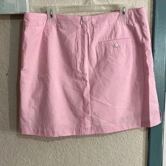 Lady Hagen essential Oxford dot golf skort - Picture 3 of 6